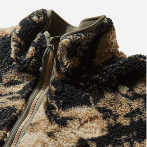 Customize Sherpa <b>Jacket</b> with Custom Embroidery Full Zip up Stand Collar Winter Outdoor <b>Men</b> Premium Sherpa <b>Jacket</b> for <b>Men's</b> 2026 - Product Image 3