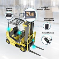 STONKAM Mini Apariencia Carretilla elevadora Cámaras de seguridad con detección humana AI para monitoreo de operaciones de almacén
