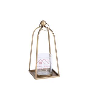 Ensemble de lanternes à bougies en métal finition noire, vente chaude, décoration de luxe pour la maison - Product Image 5