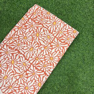 Tela estampada a mano multicolor, tela floral 100% algodón para acolchar por yarda, tela para confección de vestidos y decoración del hogar - Product Image 5