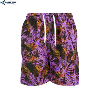 Shorts de bain pour hommes à cordon de serrage, séchage rapide, légers, écologiques, 100 % polyester, été, marque privée - Product Image 6