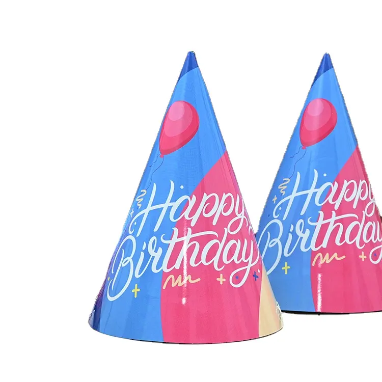 Énorme demande meilleure qualité pour fête d'anniversaire ensemble de couronnes coniques colorées de grande taille pour la décoration