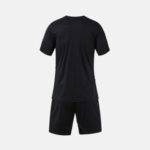 Ensemble de maillots de football personnalisés noir et rouge pour hommes, uniforme de football à séchage rapide, kit d'entraînement respirant, vêtements de sport d'équipe, vente en gros - Product Image 2