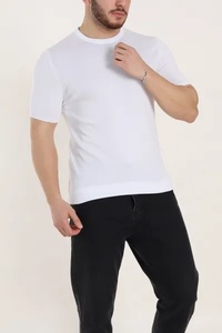 เสื้อยืดผู้ชาย Ever Glow ไซส์ใหญ่ แขนสั้น ทรงเข้ารูป คอกลม สไตล์ลำลอง ผ้าฝ้าย 100% ระบายอากาศ แห้งเร็ว ดีไซน์เรียบๆ ด้านหน้า - Product Image 5