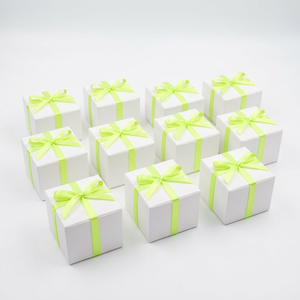 Cinta de satén de una sola cara verde neón chartreuse de 6 mm, venta al por mayor, 20 rollos x 8 metros para etiquetas de regalo, recuerdos de fiesta, manualidades florales, a granel - Product Image 2