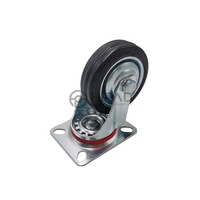 Roue de frein en caoutchouc 2in 50mm 1.5/2/2.5/3 Inch PVC Steel TPR PP Plastic Furniture Shelves Office Equipment Accessories
