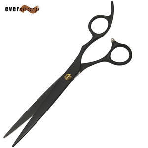 Ciseaux de barbier professionnels personnalisés en acier inoxydable japonais, pour droitiers, pointe aiguë, design droit pour la coupe de cheveux - Product Image 6