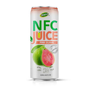 Pure Natural Guava Flavored Fruit Juice Drink 320ml Aluminum Can Healthy <b>Daily</b> Soft Drinks OEM Accepted - Product Image 1