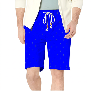 Shorts Bermuda décontractés pour hommes, couleur unie, style urbain, avec cordon de serrage, taille mi-haute, respirants et à séchage rapide - Product Image 2