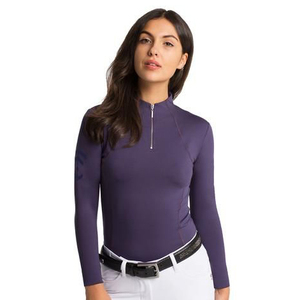 Chemise d'équitation personnalisée pour femme, de haute qualité, respirante, à séchage rapide, design élégant, en spandex/coton, manches longues - Product Image 4