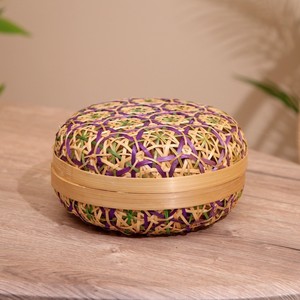 Customized woven boxes handcrafted storage <b>containers</b> for sale <b>bamboo</b> box for gift chocolate - Product Image 3