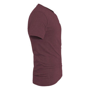 T-shirts col V pour hommes, prix de gros, les plus vendus, décontractés, à manches courtes, pour la gym, en coton épais - Product Image 5