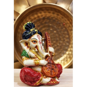 Ídolo de Ganesha de Estilo Art Deco con Piedras Musicales Armonizantes para Diwali, Bodas, Cumpleaños y Aniversarios - Product Image 2