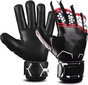 Guantes de Portero de Fútbol Profesionales de Alta Calidad, al por Mayor, Transpirables, de Látex y Cuero, con Colores y Logotipo Personalizados OEM - Product Image 1