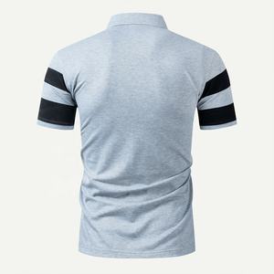 T-shirt à manches courtes pour homme, haut de gamme, décontracté, Design, Streetwear, à rayures, imprimé, vente en gros, été, 2022 - Product Image 2