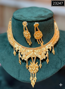 Meilleures ventes 2024 : Ensemble ethnique de mariage en acier inoxydable pour femme, style africain d'inspiration indienne, vintage, Comores Mayotte, collier naturel - Product Image 2