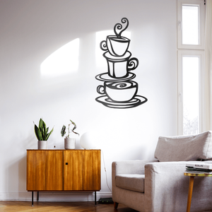 CIFbuy Arte da Parete Moderna Minimalista in Ghisa, Decorazione Rettangolare in Metallo Tagliato al Laser per Cucina e Bar, Servizio di Ritiro Disponibile - Product Image 2