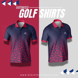 Camiseta de Golf Sublimada de Poliéster y Elastano de Alta Calidad y Transpirable de 180 Gramos con Cuello Acanalado - Product Image 2