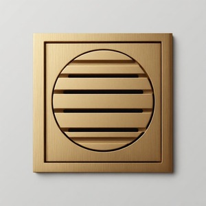 Grille de drain décorative en métal de luxe, conçue pour les salles de bain, les cuisines et les espaces extérieurs, offrant des performances durables - Product Image 1