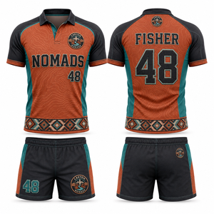 Maillot de rugby professionnel avec graphismes imprimés sur toute la surface, vêtements techniques, vêtements robustes, vêtements de terrain, vêtements de compétition, vêtements de tournoi, vêtements haut de gamme - Product Image 5