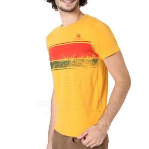 เสื้อยืดผู้ชายคุณภาพสูง น้ำหนักเบา MOQ ต่ำ รับผลิตสีตามสั่ง ออกแบบลายเสื้อยืดของคุณเองได้ - Product Image 3