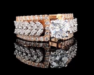 แหวนเพชรทรงกลม 2.50 กะรัต รับรองโดย IGI เพชรเพาะเลี้ยงในห้องปฏิบัติการ ทองคำแท้ 14K เครื่องประดับชั้นดี - Product Image 3