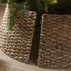 Hot <b>Sale</b> Water Hyacinth Tree Skirt for <b>Christmas</b> Tree <b>Decor</b> Woven Seagrass Tree Collar <b>Decor</b> Made by KingCraftViet - Product Image 5