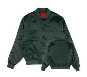 Satin Varsity <b>Jacket</b> | High-Quality Retro Baseball Bomber | Multi-Color Patchwork Letterman <b>Jacket</b> - Product Image 2