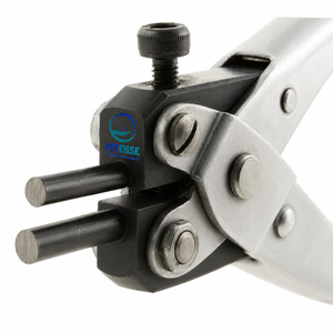 Pince à bec rond professionnel à action parallèle réglable pour la mise en forme de fils et la fabrication de bijoux en acier inoxydable – Fabrication OEM ODM - Product Image 1