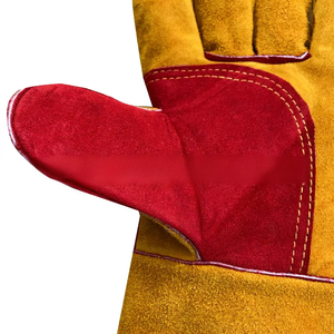 Gants de soudage pour soudeurs, protection complète de la paume, en cuir pleine fleur, imperméables, séchage rapide, résistance à la chaleur, antidérapants - Product Image 3