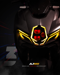 ไฟวิ่งกลางวันสำหรับมอเตอร์ไซค์ AJ ปี 2026 ระบบไฟตัดหมอกแบบแยกอิสระ พร้อมฟังก์ชั่นต้อนรับ รองรับ MMBCU พอดีอย่างสมบูรณ์แบบ - Product Image 5