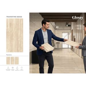 Spider Natural High Gloss Polished Glazed Porcelain Tiles 600x1200mm Modern Marble Look Floor <b>Wall</b> - Product Image 6
