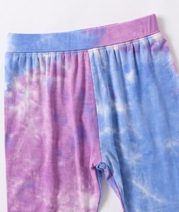 Girls Tie <b>Dye</b> Pajamas Set Long Sleeve Soft Cotton Sleepwear Spring Pattern Print Kids Loungewear - Product Image 4