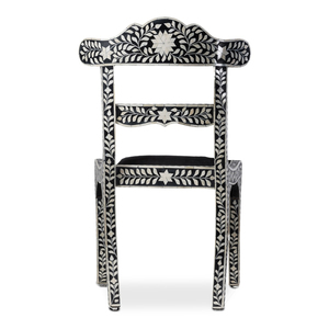 Bone Inlay <b>Armchair</b> Handmade Luxury Wooden Seating for Home Decor Wholesale - Product Image 4