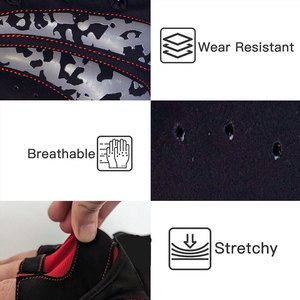 Gants de vélo demi-doigts antidérapants, absorbant les chocs, légers, ajustement parfait, unisexes, pour le cyclisme et la course, avec logo personnalisé - Product Image 4