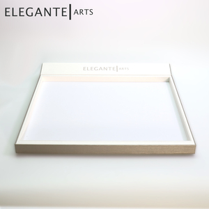 Présentoir de comptoir en daim PU blanc pour magasin - Product Image 6