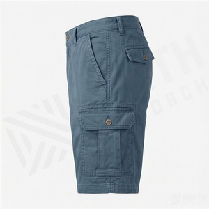 Pantalones Cortos Cargo Casuales de Lona de Alta Calidad para Hombre, Tallas Grandes, con 6 Bolsillos, Holgados, Duraderos, Cómodos y a la Moda para Exteriores 2026 - Product Image 3