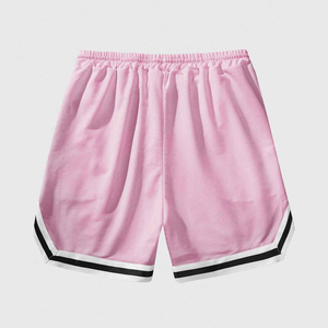Pantalones Cortos Casuales de Lona Tejida para Hombre, con Estampado de Letras y Números Personalizados, Cintura Media, 100% Algodón, Tela de Felpa, Suministro ODM - Product Image 2