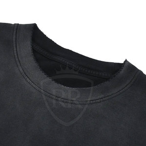 Camiseta Básica de Verano para Hombre, Estilo Urbano, Efecto Desgastado por el Sol, Corte Holgado, 100% Algodón, Moda Urbana, Tela Suave - Product Image 4