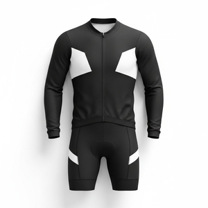 Uniforme de Ciclismo Profesional Personalizado, Conjunto de Jersey y Pantalones Cortos Sublimados para Bicicleta de Carretera, Ropa de Ciclismo Duradera y Anti-Fricción - Product Image 1