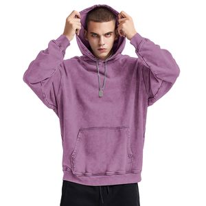 Hysaf Apparels Sudadera con capucha personalizada con cremallera doble, de felpa francesa gruesa, con lavado a la piedra y efecto descolorido por el sol - Product Image 5