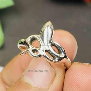 Anillo de declaración de Plata de Ley 925 sólida al por mayor estilo de serpiente clásico con ajuste de bisel joyería de fiesta de boda hecha a mano para mujer - Product Image 1