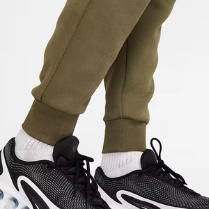 Jogging unisexe en molleton technique pour homme, 100 % coton, toile de haute qualité, confort quotidien, couleur marron, OEM/ODM - Product Image 4