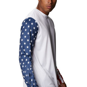 Nouveauté : T-shirts personnalisés pour hommes, en jersey de coton 200g, imprimés en sérigraphie, manches longues, respirants, avec étiquette privée - Product Image 3