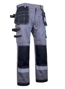 Wholesale Industrial <b>Cargo</b> <b>Work</b> <b>Pants</b> Men's High Visibility Reflective Safety Breathable Sustainable Polyester Multi-Pocket - Product Image 2
