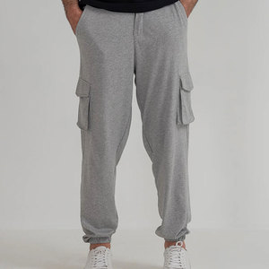 Jogging cargo en coton doux de qualité supérieure, best-seller, pour hommes, avec design multi-poches pour un style décontracté et élégant - Product Image 1