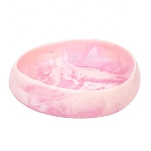 Ensemble de bols à fruits en résine faits à la main avec un design classique, écologiques et compatibles lave-vaisselle, pour les salades de fête, à utiliser dans la cuisine ou la salle à manger - Product Image 6
