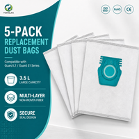 YONGJIA Tekstil Kantong Vakum Dapat Digunakan Kembali Suku Cadang Filter untuk Pengganti TU Guard L1/Guard S1/CO Guard M1