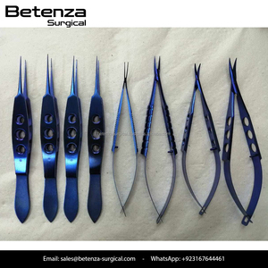 Pinces de capsulorhexis pour microchirurgie, droites et courbées, en acier inoxydable, outil de chirurgie de la cataracte - Product Image 6