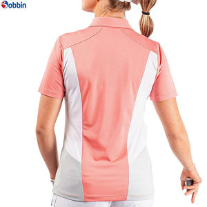 เสื้อโปโลผู้หญิงแบบกำหนดเอง เสื้อโปโลเทนนิสกอล์ฟระบายอากาศได้ดี แห้งเร็ว แขนสั้น สวมใส่สบาย เสื้อโปโลสำหรับกิจกรรมกลางแจ้งสำหรับผู้หญิง - Product Image 2